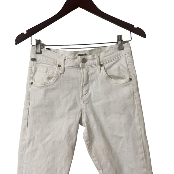 Citizens Of Humanity White Elsa Midrise Crop Jeans - Picture 7 of 12